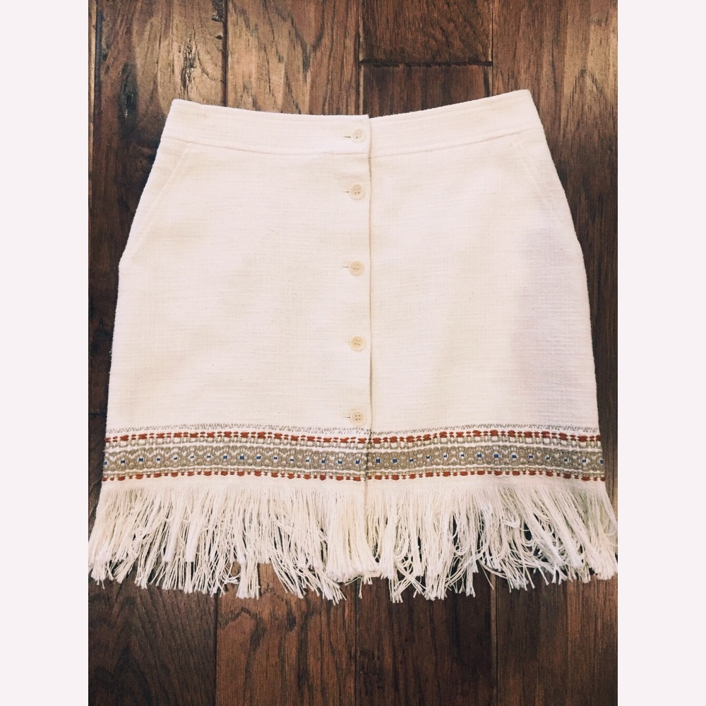 Paul & Joe fringed skirt
